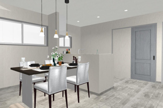 【完成予想図】 | 右京区梅津罧原町　建築条件付 | イメージパース