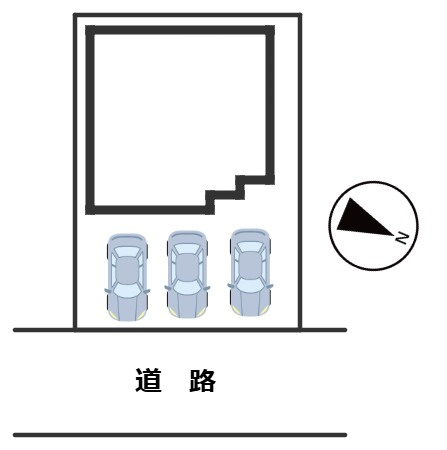 八戸市多賀台3丁目　A棟　新築建売の区画図