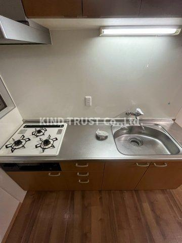 Re.Terrace本庄東02のキッチン|お料理しやすいキッチンです