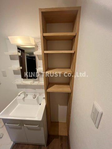 Re.Terrace本庄東02の洗面所|コンパクトで使いやすい洗面所