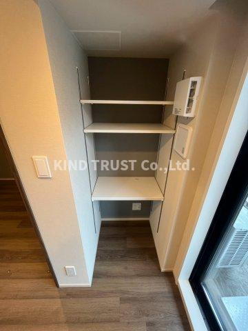 ザ・パークハビオ同心プレイスの収納|専用の収納スペースです