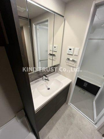 ザ・パークハビオ同心プレイスの洗面所|忙しい朝には欠かせない洗面所です