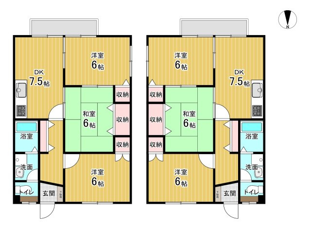 西条市大町37番1　収益物件の間取り