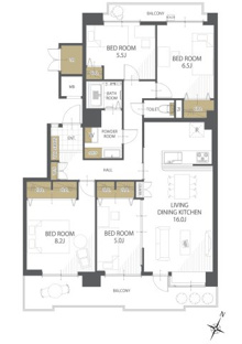 【間取り】小田急サンシティ鴨池2号棟 