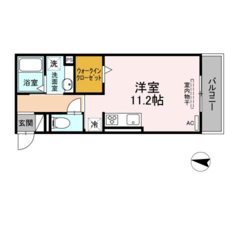 ＧＲＡＮＤ　Ｄ－ｒｏｏｍ京町の間取り