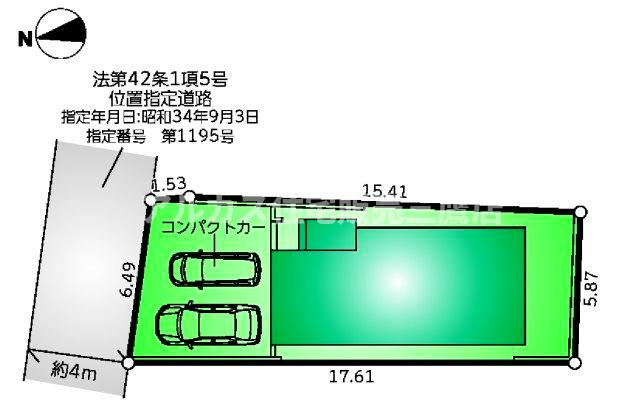 小金井市貫井南町１丁目 中央線 武蔵小金井駅 新築戸建の区画図