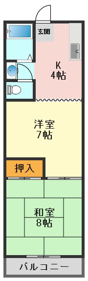 メゾン東小岩Ⅱの間取り
