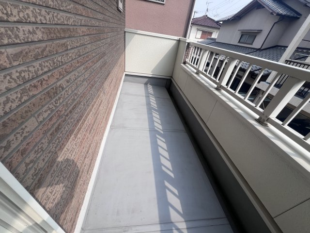加古川市尾上町池田のアパートのバルコニー
