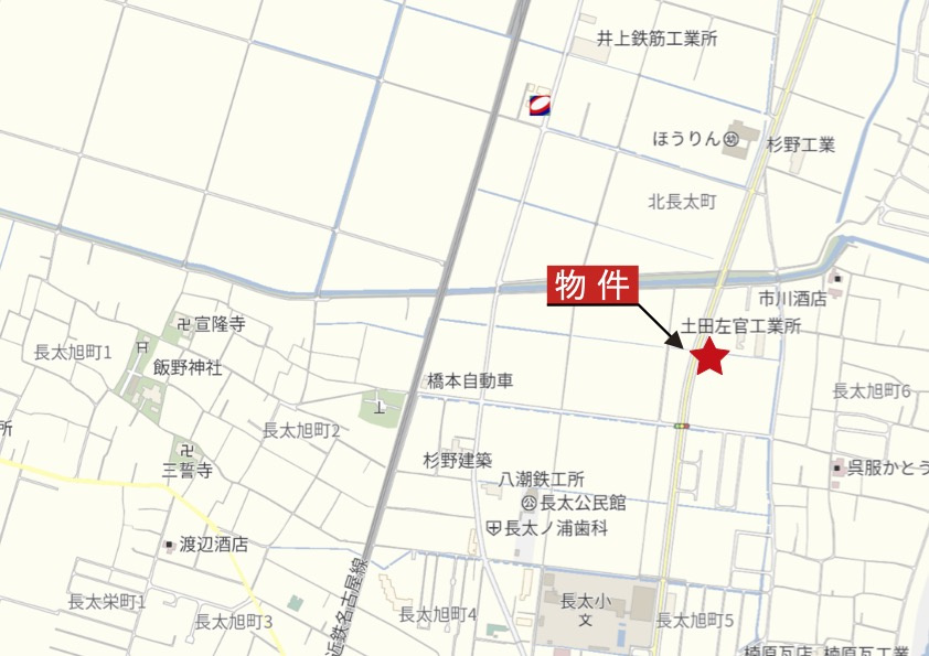 鈴鹿市北長太町の地図|広域Map