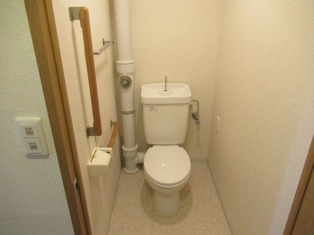 グリーンヒルズ東舞子３ＬＤＫのトイレ|コンパクトで使いやすいトイレです