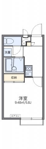 レオパレスハワースの間取り|代表的な間取のため実際の間取とは異なる場合があります