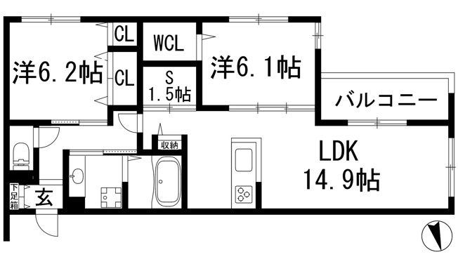 【間取り】 | NigawaResidence