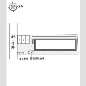 レオパレスビエントの駐車場