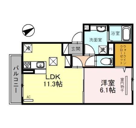 シャルムソフィアⅡの間取り