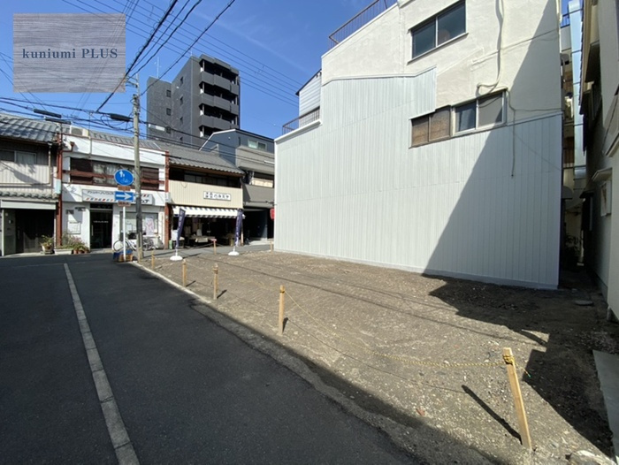 大阪市都島区毛馬町2丁目の前面道路含む現地写真