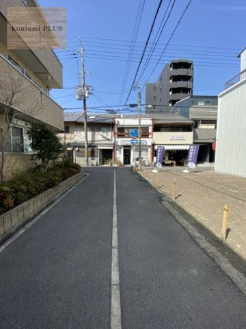 大阪市都島区毛馬町2丁目の前面道路含む現地写真