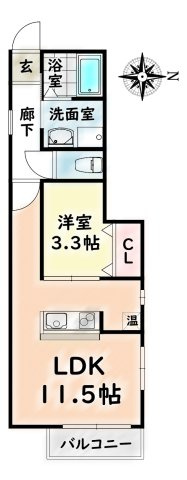 【間取り】 | ハウス北原【名古屋市賃貸・オール電化】