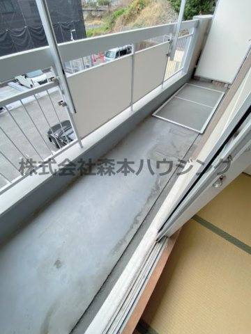 【バルコニー】 | 　清水谷コーポ | 暖かな日差しのふりそそぐバルコニー