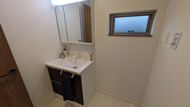 ここまでくると、もはや得？【瀬谷区阿久和西】中古戸建（新築未入居）の洗面所|洗面所です