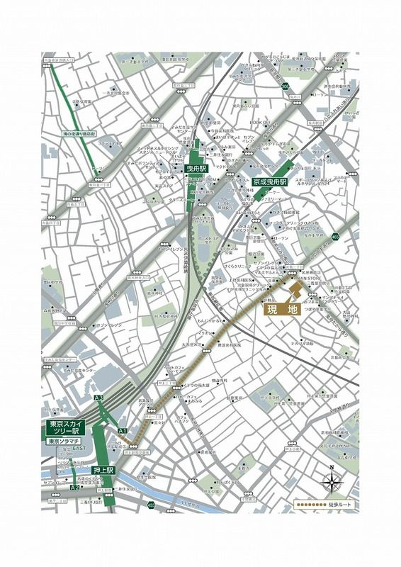 ルフォンプログレ押上ＥＡＳＴ の地図