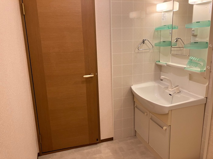 バティール西小森野　A棟の独立洗面台|使いやすい独立洗面台です