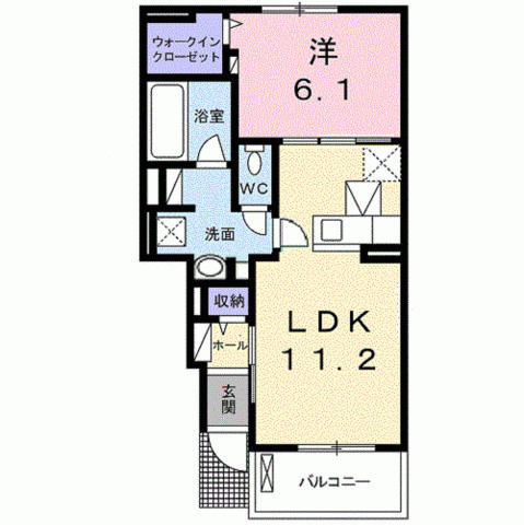 ティアラⅢの間取り