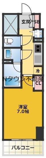 【間取り】 | セイワパレス丸の内駅前 | 間取りです。