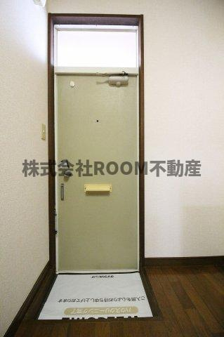 グリーンテラス都北のエントランス|落ち着いたエントランスです