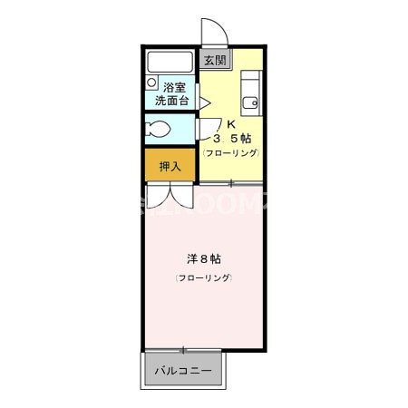 グリーンテラス都北の間取り
