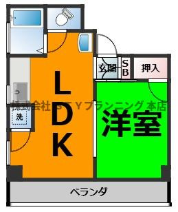 仲介手数料０円！ハイネス桜山の間取り