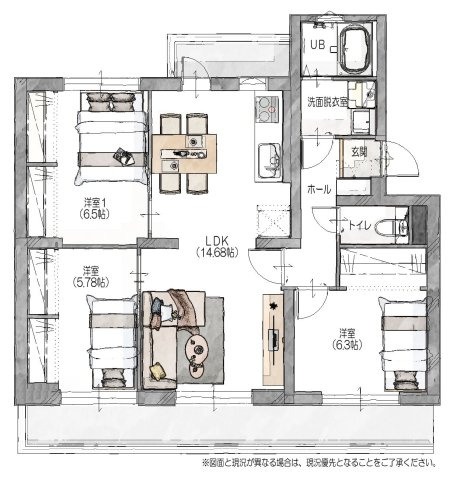 【間取り】 | 大町団地21☆仲介手数料半額☆