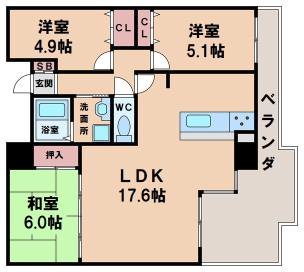 【間取り】 | 昭和グランドハイツ阿倍野