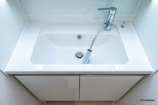 トリシア吉田の洗面所