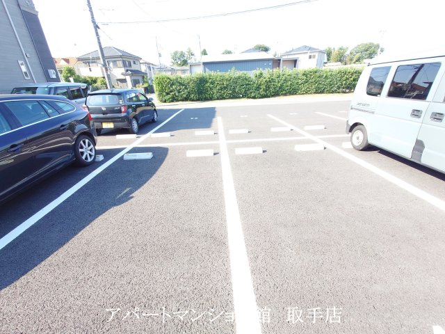 グリーンプラザの駐車場