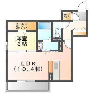 ウィング　Ｂの間取り