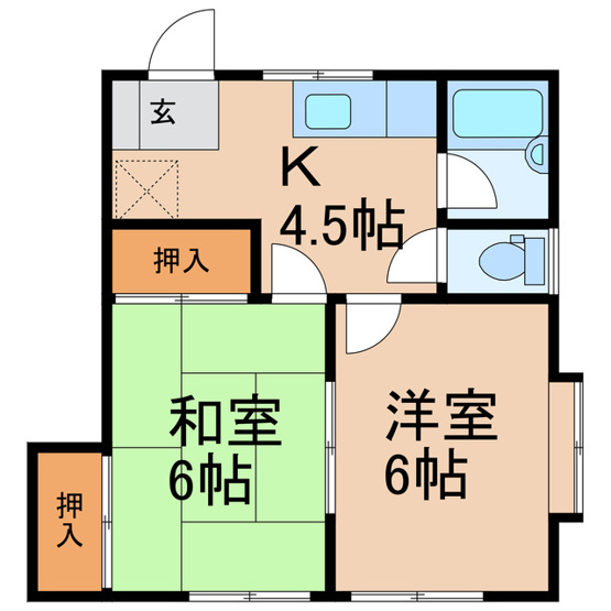 【間取り】 | ホワイトハイツ