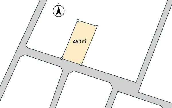 吾妻郡嬬恋村大字鎌原土地の土地図