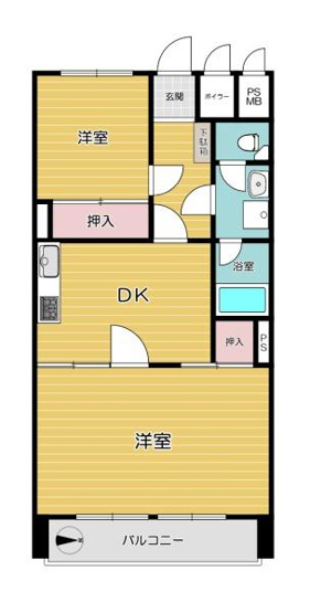 【間取り】 | シャンボール天満
