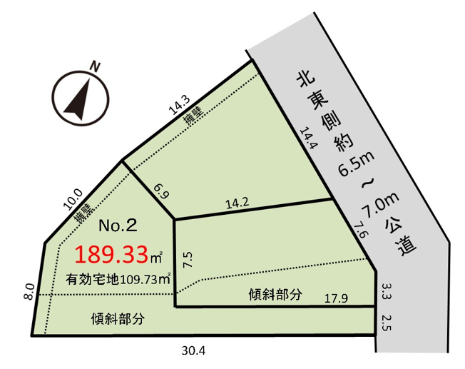 【土地図】 | 柏市永楽台2丁目　全3区画