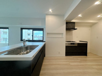 【キッチン】 | レジデンス高宮☆仲介手数料無料☆ | リノベーションで生まれ変わった室内をぜひご内覧ください♪