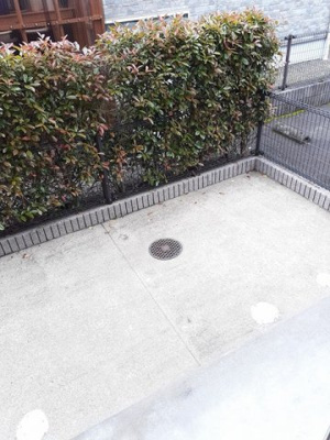 【庭】 | メゾン・ジュネスＡ | 簡単な家庭菜園も楽しめるお庭です