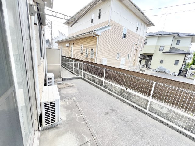 ハックベリーハウスのバルコニー|※別部屋参考写真