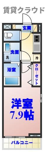 ウッド　プレイスの間取り|ひと味違う？不動産屋のイメージを変えたい！『いい部屋ネット千葉蘇我店』へ是非お越しください♪