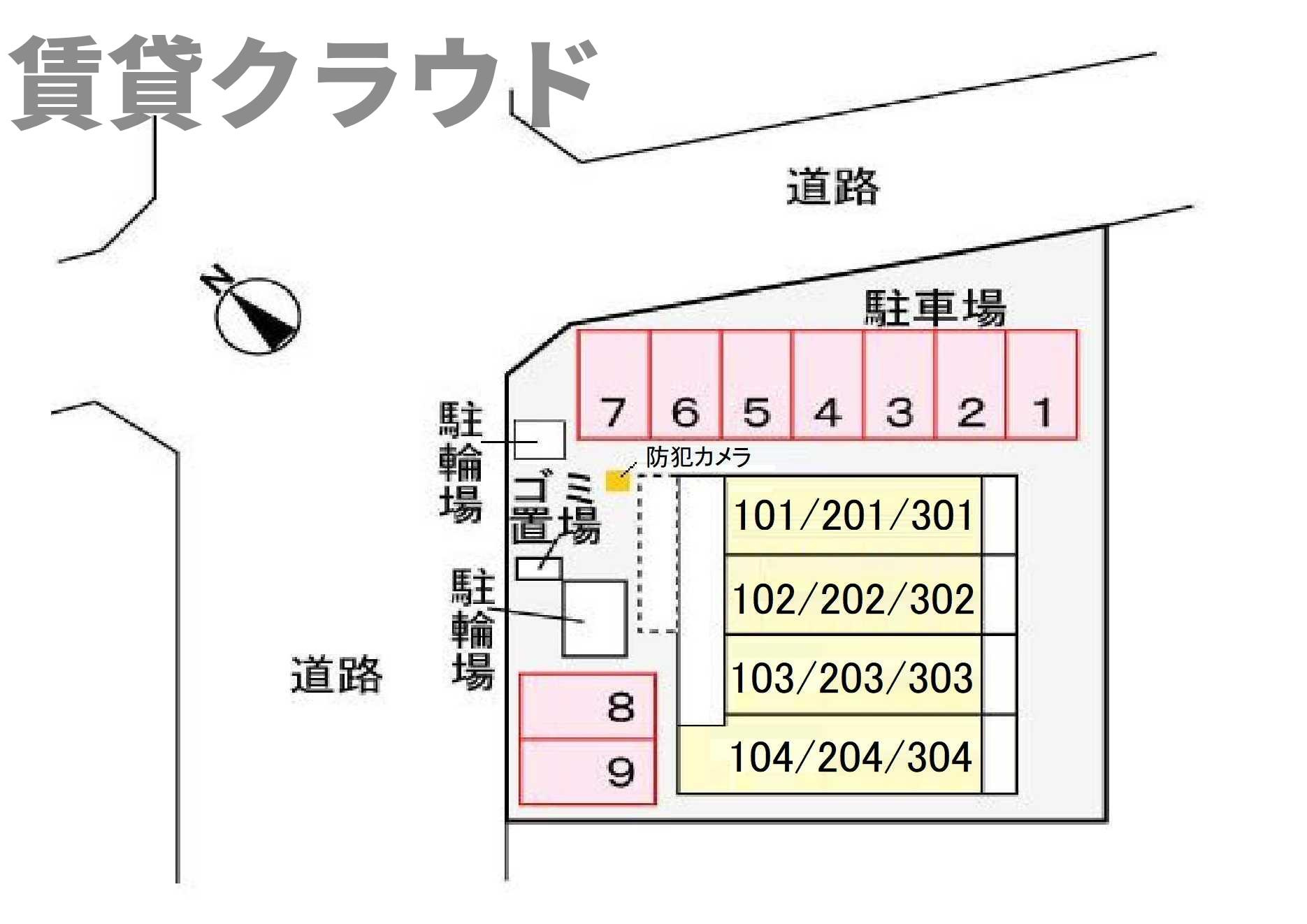 ウッド　プレイスの区画図