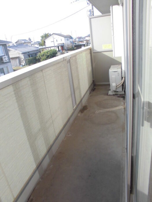 バンブーハイムのバルコニー