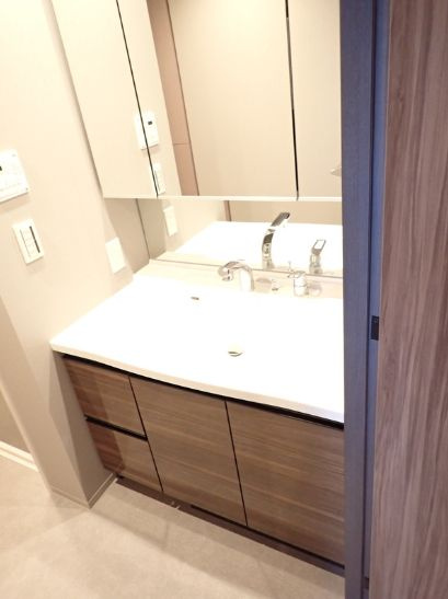 レーベン川口並木VERTEAの独立洗面台