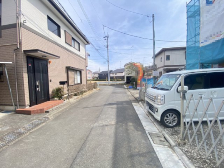 祝：成約済み　八王子市　小比企町　新築戸建て　１期の前面道路含む現地写真|～仲介手数料無料☆八王子ひなた不動産～八王子市小比企町　新築戸建て
