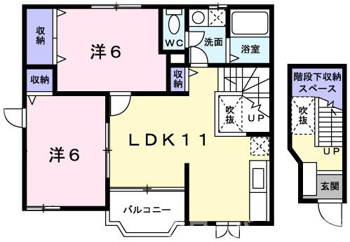 ヴィラ　エンゼルＢの間取り