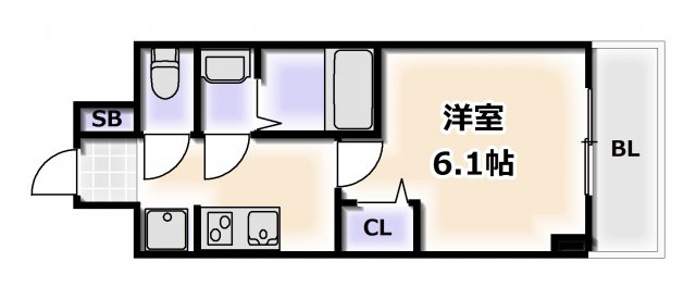 【間取り】 | プレサンス難波クチュール