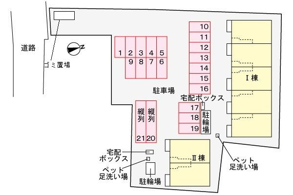 ＥＸ．ヒルズⅡ　　刈谷市の賃貸ならクラスホーム刈谷店の駐車場